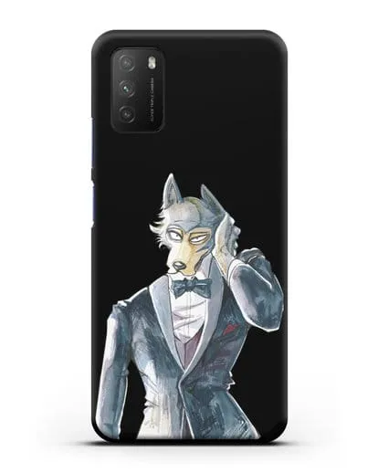 Чехол аниме Beastars - Легоси в смокинге силиконовый для Xiaomi Poco M3