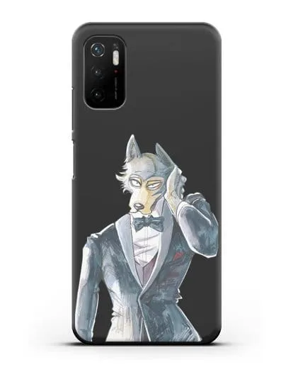 Чехол аниме Beastars - Легоси в смокинге силиконовый для Xiaomi Poco M3 Pro