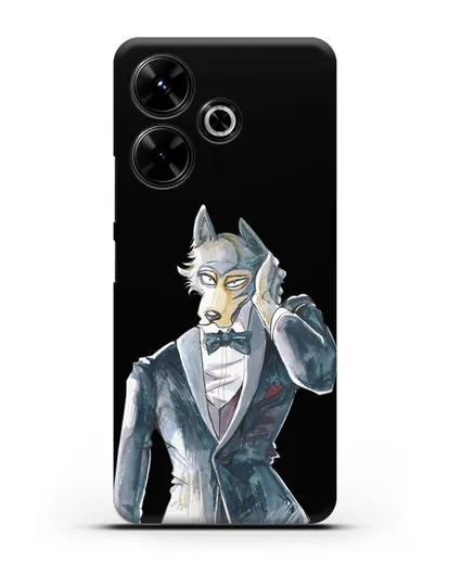 Чехол аниме Beastars - Легоси в смокинге силиконовый для Xiaomi Poco M6