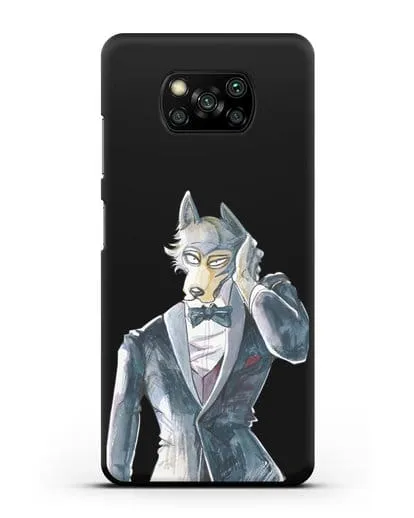Чехол аниме Beastars - Легоси в смокинге силиконовый для Xiaomi Poco X3