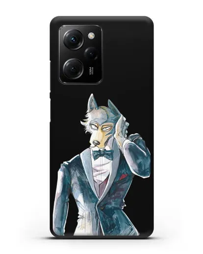 Чехол аниме Beastars - Легоси в смокинге силиконовый для Xiaomi Poco X5 Pro