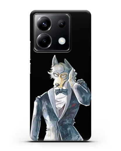 Чехол аниме Beastars - Легоси в смокинге силиконовый для Xiaomi Poco X6