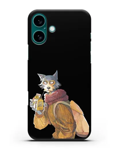 Чехол аниме Beastars - Легоси в свитере силиконовый для iPhone 16 Plus