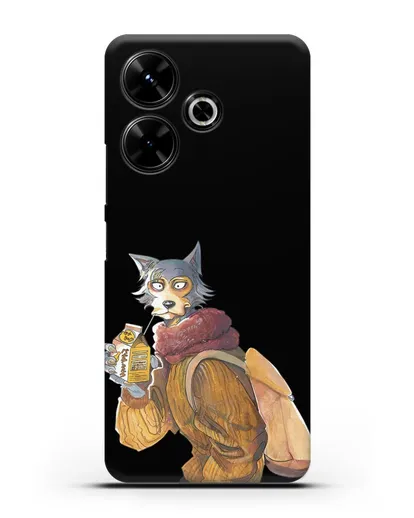 Чехол аниме Beastars - Легоси в свитере силиконовый для Xiaomi Poco M6
