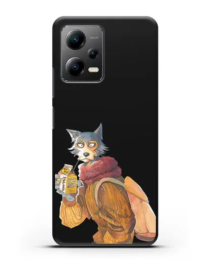 Чехол аниме Beastars - Легоси в свитере силиконовый для Xiaomi Poco X5