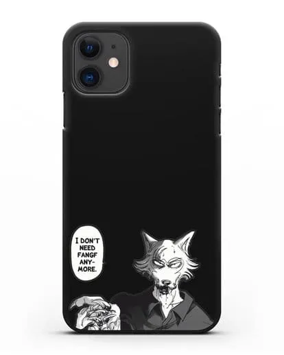 Чехол аниме Beastars - Мне не нужны клыки силиконовый для iPhone 11
