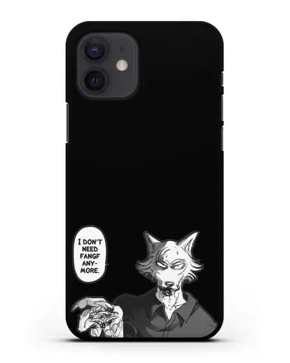 Чехол аниме Beastars - Мне не нужны клыки силиконовый для iPhone 12