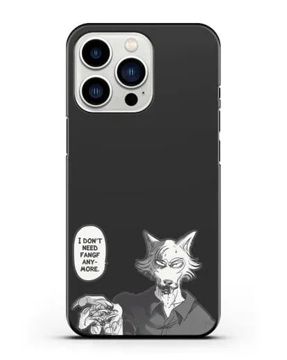 Чехол аниме Beastars - Мне не нужны клыки силиконовый для iPhone 13 Pro