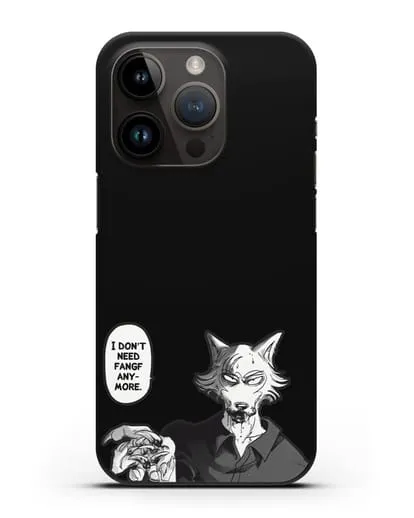 Чехол аниме Beastars - Мне не нужны клыки силиконовый для iPhone 14 Pro
