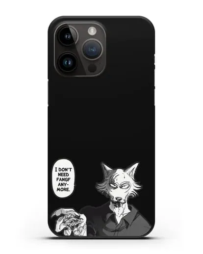 Чехол аниме Beastars - Мне не нужны клыки силиконовый для iPhone 14 Pro Max