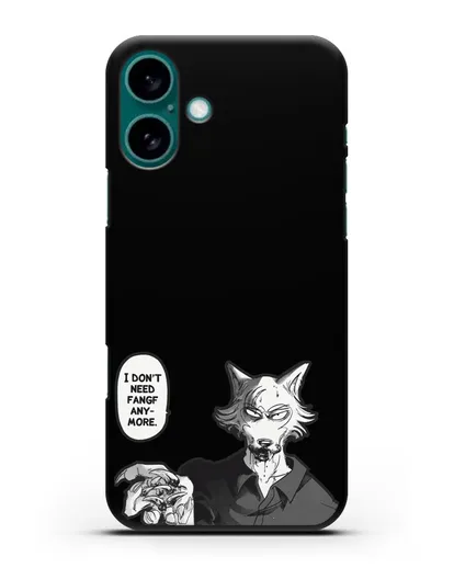 Чехол аниме Beastars - Мне не нужны клыки силиконовый для iPhone 16 Plus