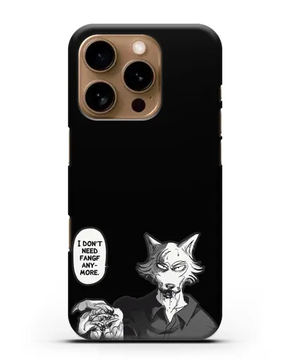 Чехол аниме Beastars - Мне не нужны клыки силиконовый для iPhone 16 Pro