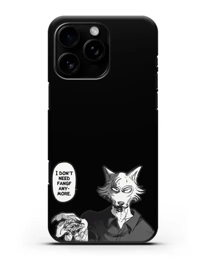 Чехол аниме Beastars - Мне не нужны клыки силиконовый для iPhone 16 Pro Max