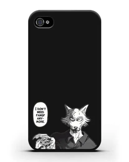 Чехол аниме Beastars - Мне не нужны клыки силиконовый для iPhone 4/4s
