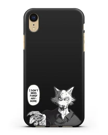 Чехол аниме Beastars - Мне не нужны клыки силиконовый для iPhone XR