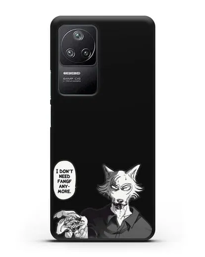 Чехол аниме Beastars - Мне не нужны клыки силиконовый для Xiaomi Poco F4
