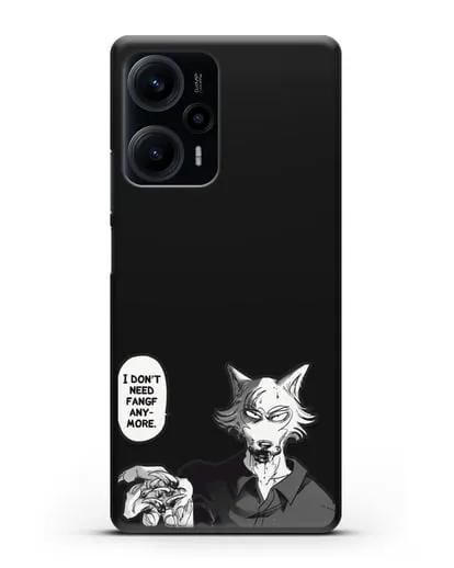 Чехол аниме Beastars - Мне не нужны клыки силиконовый для Xiaomi Poco F5