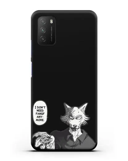 Чехол аниме Beastars - Мне не нужны клыки силиконовый для Xiaomi Poco M3