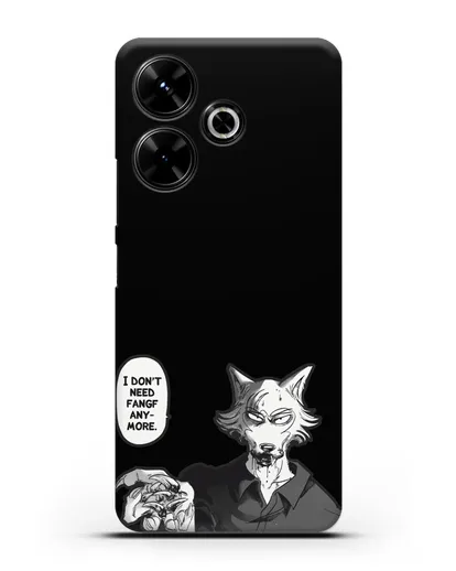 Чехол аниме Beastars - Мне не нужны клыки силиконовый для Xiaomi Poco M6