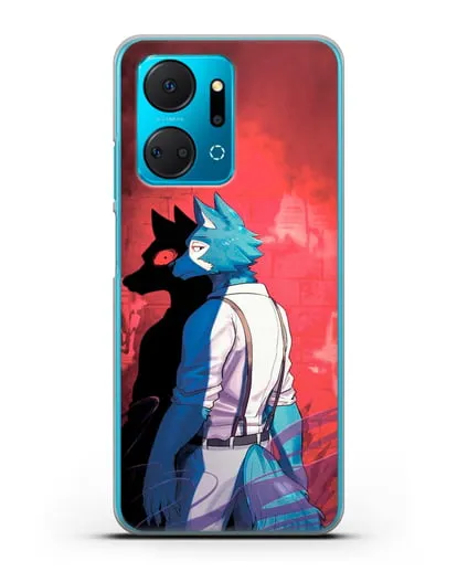 Чехол аниме Beastars - Тёмная сторона Легоси силиконовый для Honor X7a Plus