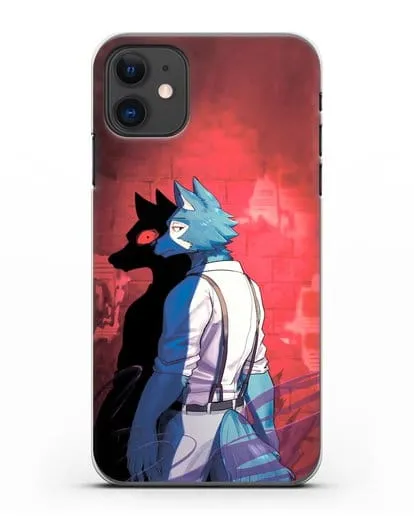 Чехол аниме Beastars - Тёмная сторона Легоси силиконовый для iPhone 11