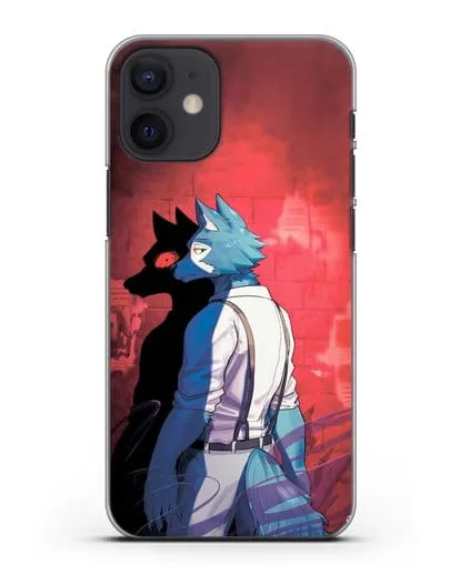 Чехол аниме Beastars - Тёмная сторона Легоси силиконовый для iPhone 12 mini