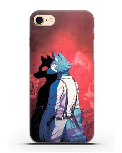 Чехол аниме Beastars - Тёмная сторона Легоси силиконовый для iPhone 7