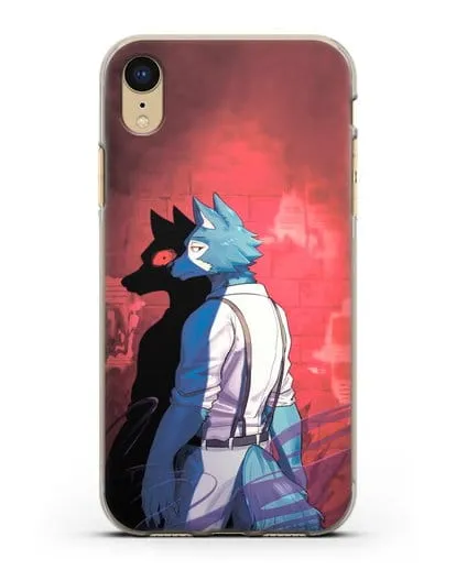 Чехол аниме Beastars - Тёмная сторона Легоси силиконовый для iPhone XR