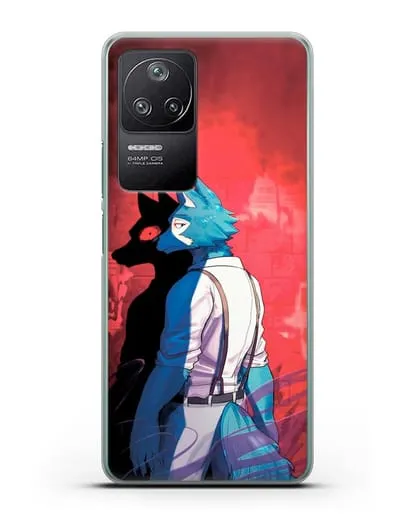 Чехол аниме Beastars - Тёмная сторона Легоси силиконовый для Xiaomi Poco F4