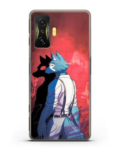 Чехол аниме Beastars - Тёмная сторона Легоси силиконовый для Xiaomi Poco F4 GT