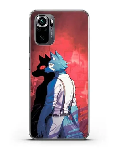 Чехол аниме Beastars - Тёмная сторона Легоси силиконовый для Xiaomi Poco M5s