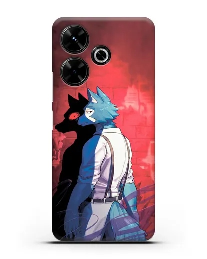 Чехол аниме Beastars - Тёмная сторона Легоси силиконовый для Xiaomi Poco M6