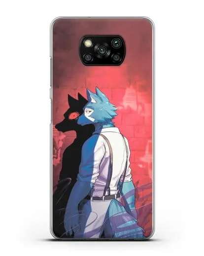 Чехол аниме Beastars - Тёмная сторона Легоси силиконовый для Xiaomi Poco X3