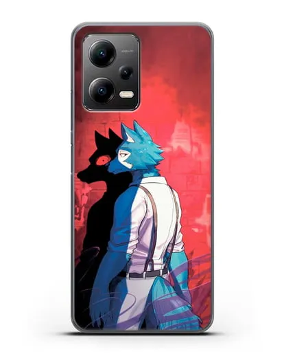 Чехол аниме Beastars - Тёмная сторона Легоси силиконовый для Xiaomi Poco X5