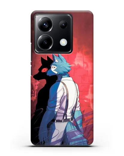 Чехол аниме Beastars - Тёмная сторона Легоси силиконовый для Xiaomi Poco X6