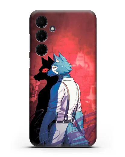 Чехол аниме Beastars - Тёмная сторона Легоси силиконовый для Samsung Galaxy A55 [SM-A556]
