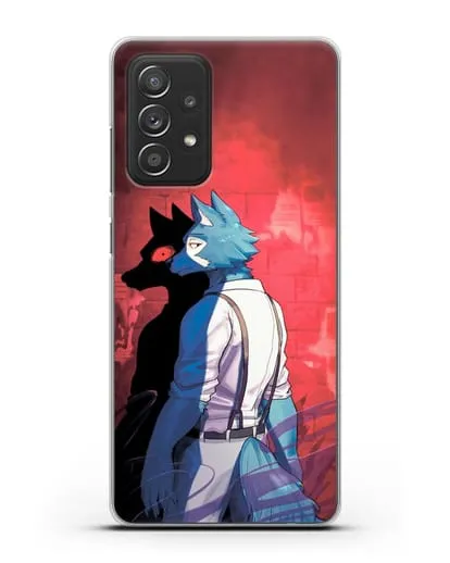 Чехол аниме Beastars - Тёмная сторона Легоси силиконовый для Samsung Galaxy A53
