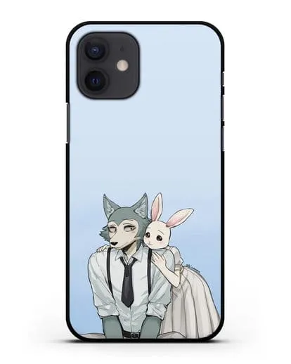 Чехол аниме Beastars - Легоси и Хару силиконовый для iPhone 12
