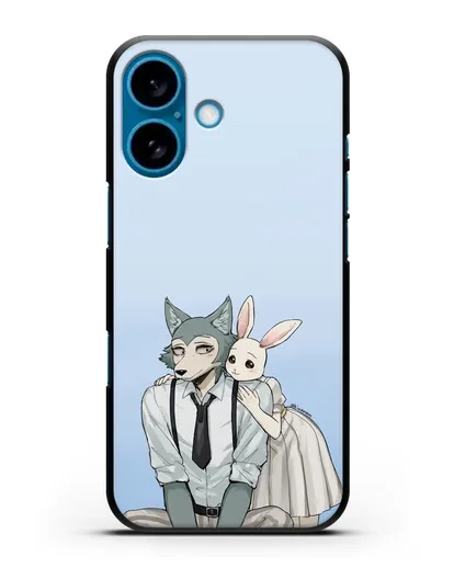 Чехол аниме Beastars - Легоси и Хару силиконовый для iPhone 16