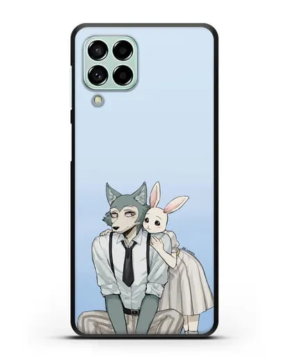 Чехол аниме Beastars - Легоси и Хару силиконовый для Samsung Galaxy M53 [SM-M536]