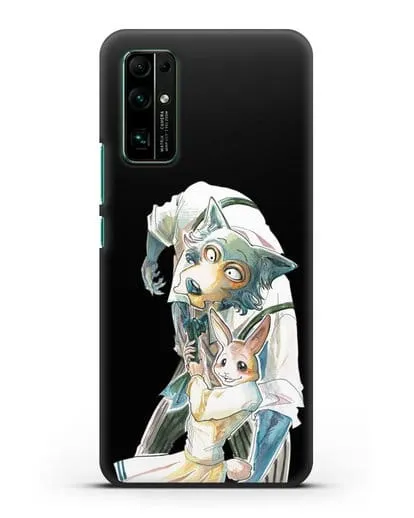 Чехол аниме Beastars - Хару тащит Легоси силиконовый для Honor 30