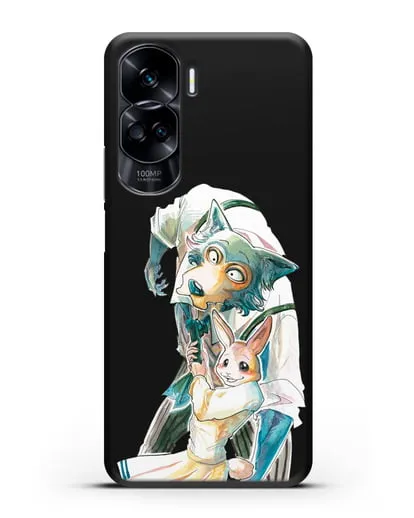 Чехол аниме Beastars - Хару тащит Легоси силиконовый для Honor 90 Lite