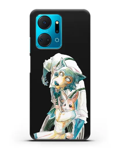 Чехол аниме Beastars - Хару тащит Легоси силиконовый для Honor X7a Plus