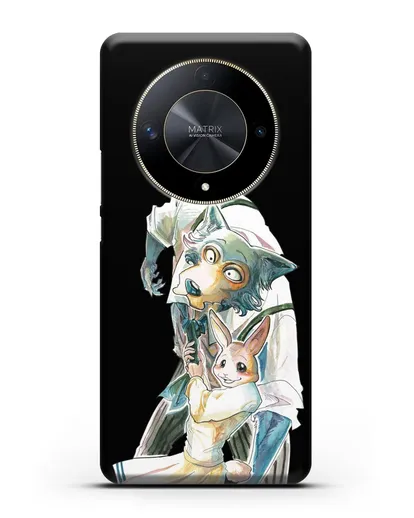 Чехол аниме Beastars - Хару тащит Легоси силиконовый для Honor X9b