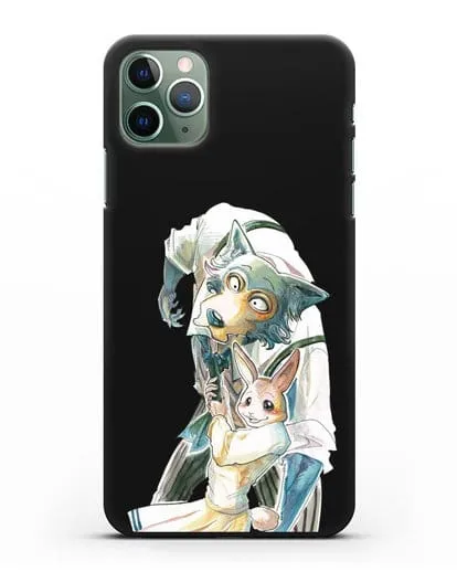 Чехол аниме Beastars - Хару тащит Легоси силиконовый для iPhone 11 Pro Max