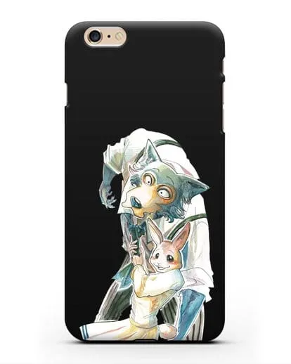 Чехол аниме Beastars - Хару тащит Легоси силиконовый для iPhone 6 Plus