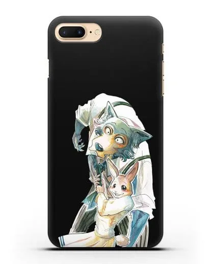 Чехол аниме Beastars - Хару тащит Легоси силиконовый для iPhone 7 Plus