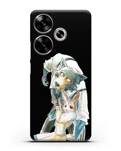 Чехол аниме Beastars - Хару тащит Легоси силиконовый для Xiaomi Poco F6