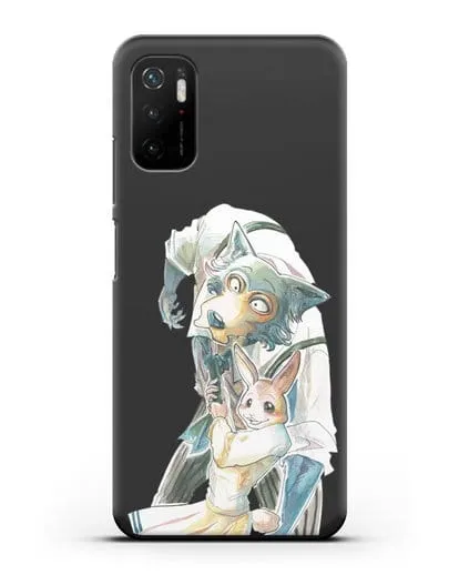 Чехол аниме Beastars - Хару тащит Легоси силиконовый для Xiaomi Poco M3 Pro