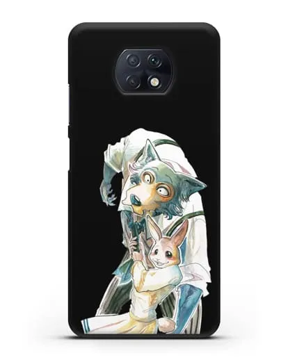 Чехол аниме Beastars - Хару тащит Легоси силиконовый для Xiaomi Redmi Note 9T